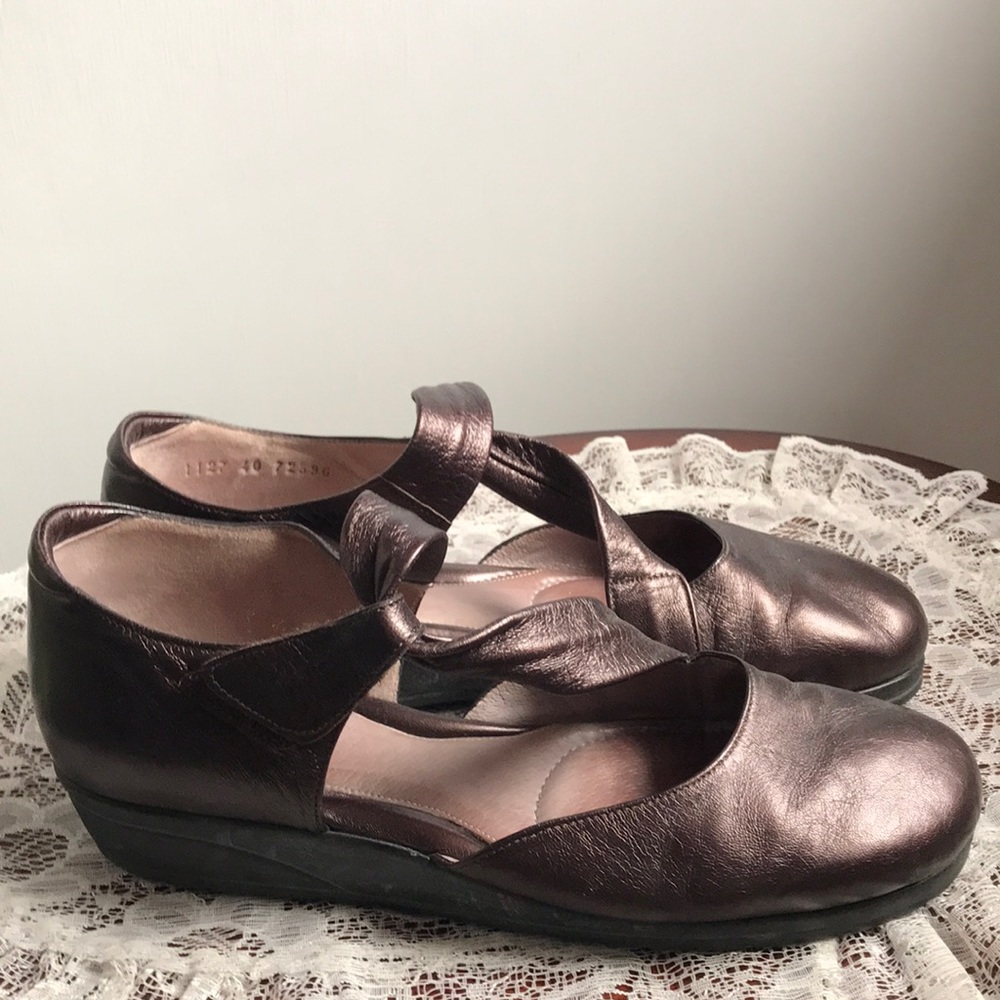 Beautifeel Metallic Maryjane wedge Shoes size 40